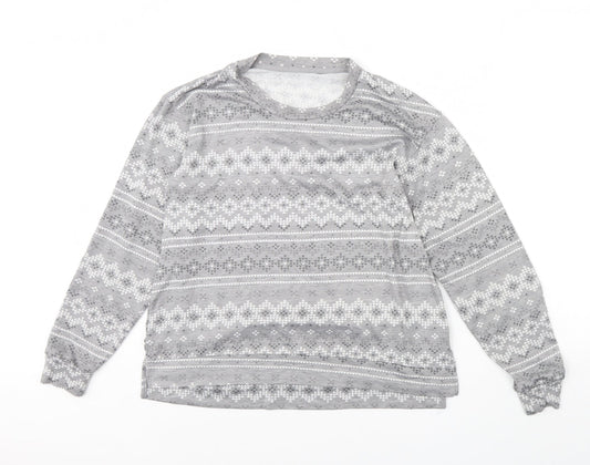 Womens UK Size S Dunnes Stores Grey Pullover Jumper