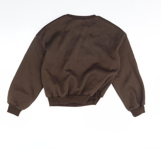 SheIn Womens Brown   Pullover Jumper Size XS