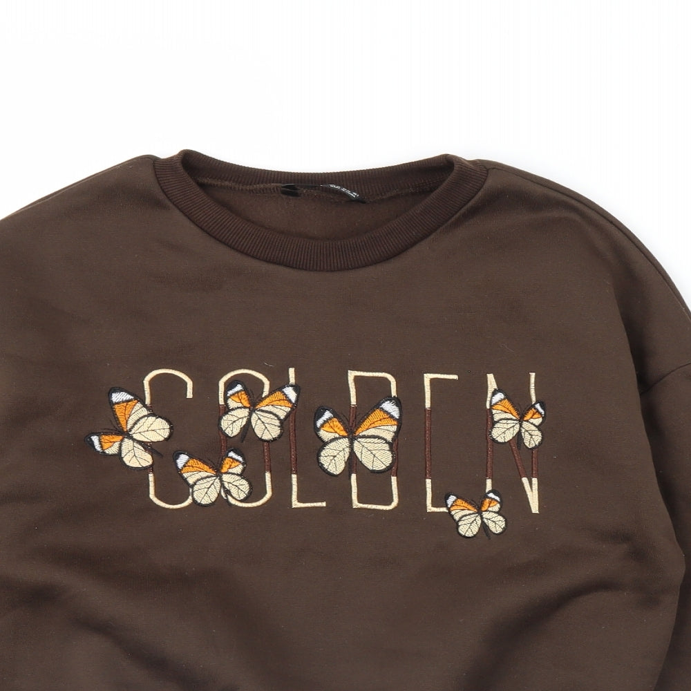 SheIn Womens Brown   Pullover Jumper Size XS