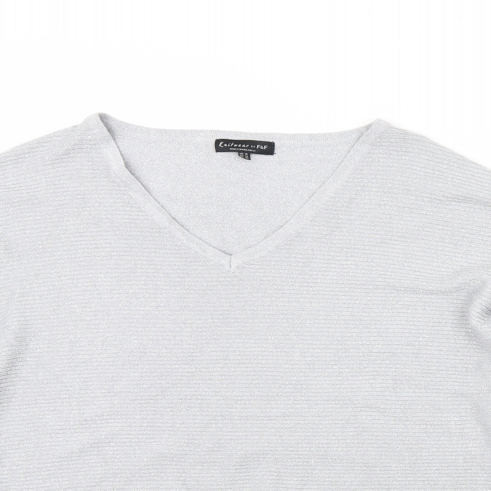 F&F Womens Grey   Pullover Jumper Size 18