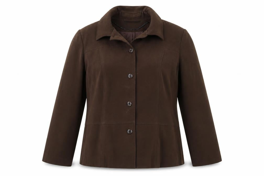 Roman Womens Brown   Jacket  Size 16  - Shoulder Pads