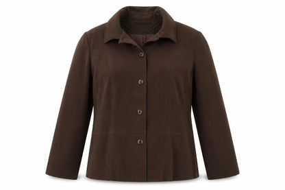 Roman Womens Brown   Jacket  Size 16  - Shoulder Pads