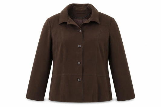 Roman Womens Brown   Jacket  Size 16  - Shoulder Pads