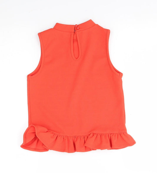 Matalan Girls Orange   Basic Blouse Size 10-11 Years