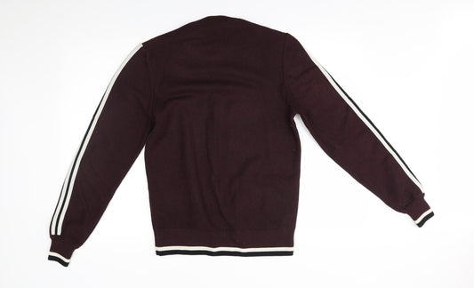 Topman Mens Red   Pullover Jumper Size S