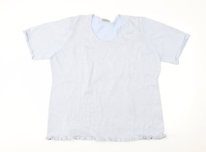 Finnkarelia Womens Blue   Basic Blouse Size 2XL