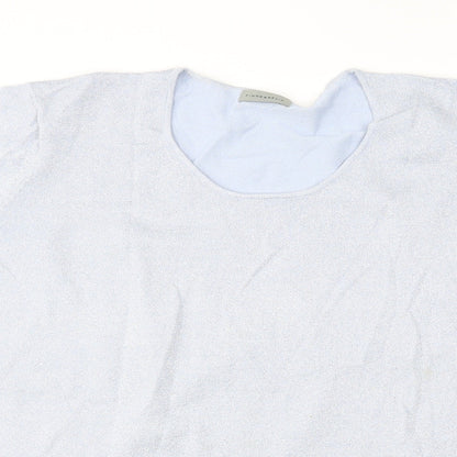 Finnkarelia Womens Blue   Basic Blouse Size 2XL