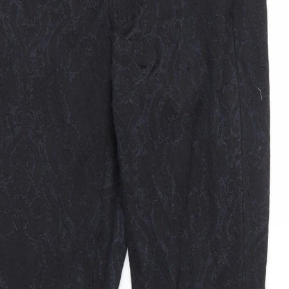 Woolworhts Womens Black   Trousers  Size 10 L30 in