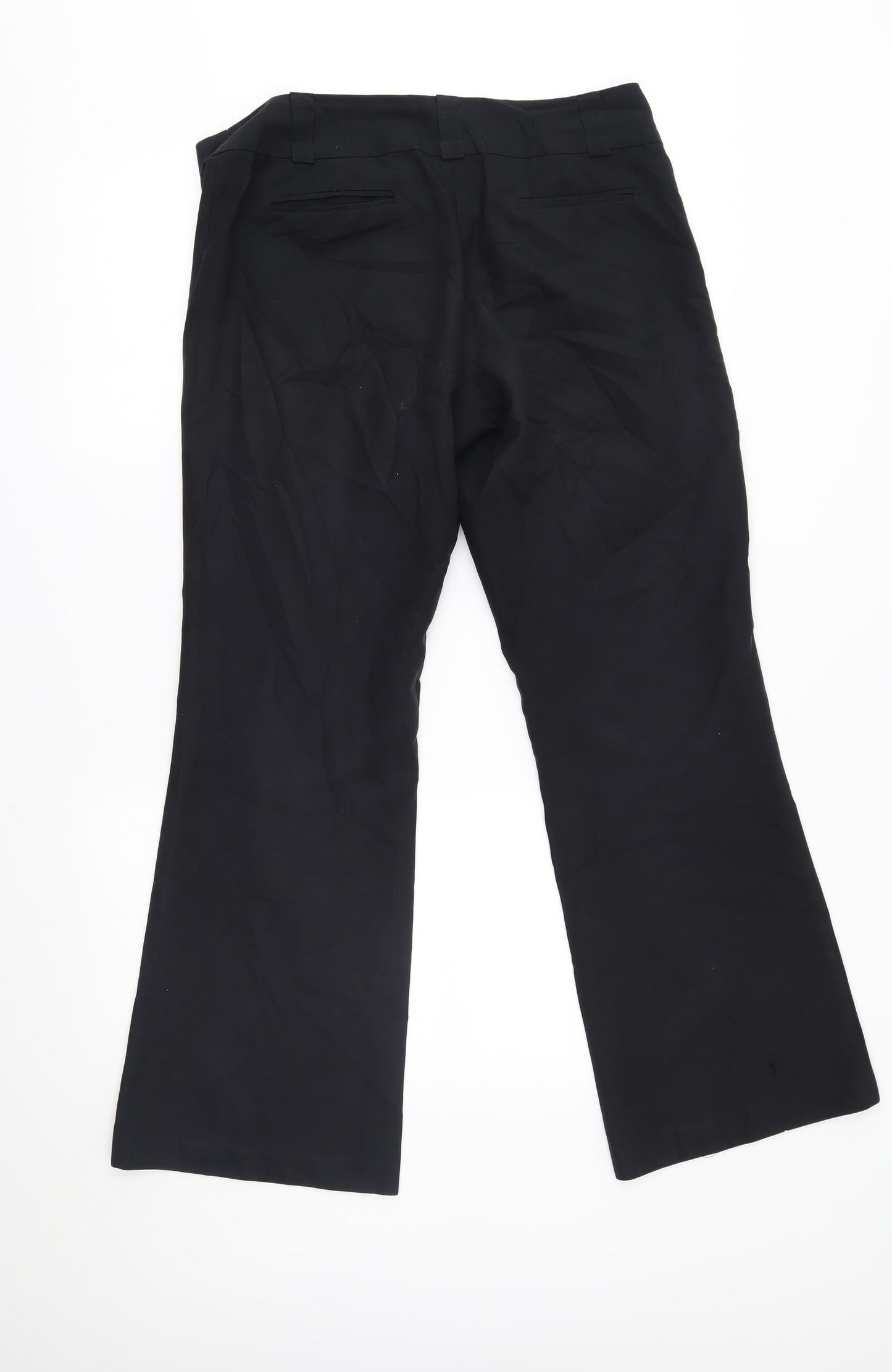 New Look Womens Black   Trousers  Size 12 L28 in -