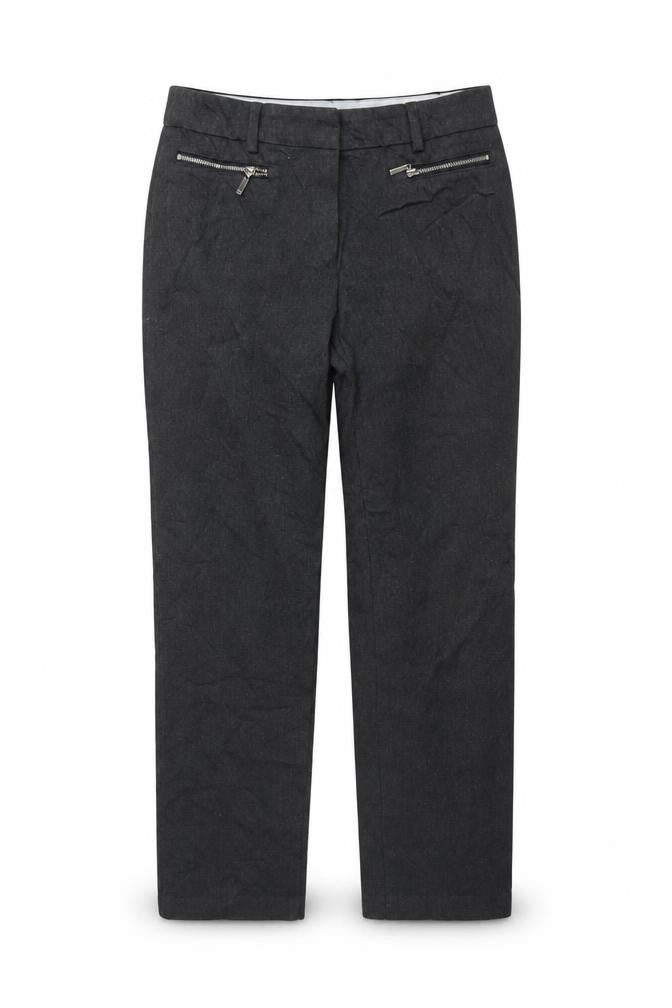 M&S Womens Grey   Trousers  Size 6 L27 in