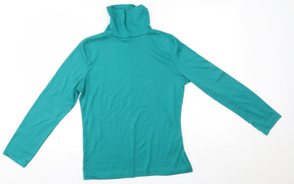 Womens UK Size S Paramour Green Pullover Jumper