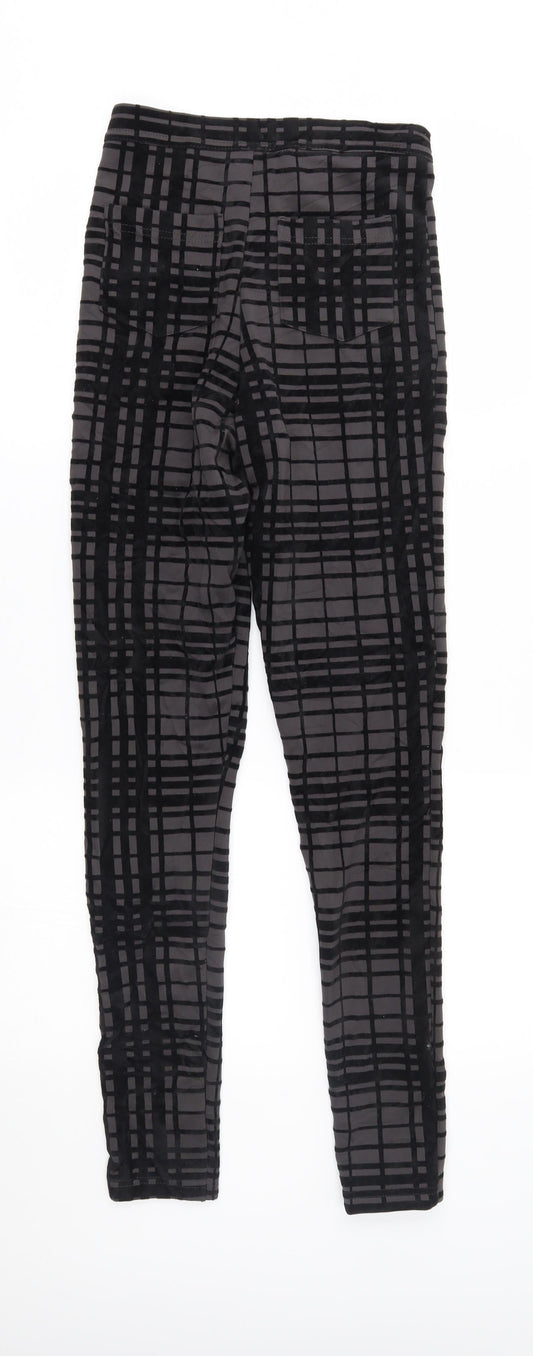 Womens UK Size 6 ASOS Regular Fit  Black Trousers