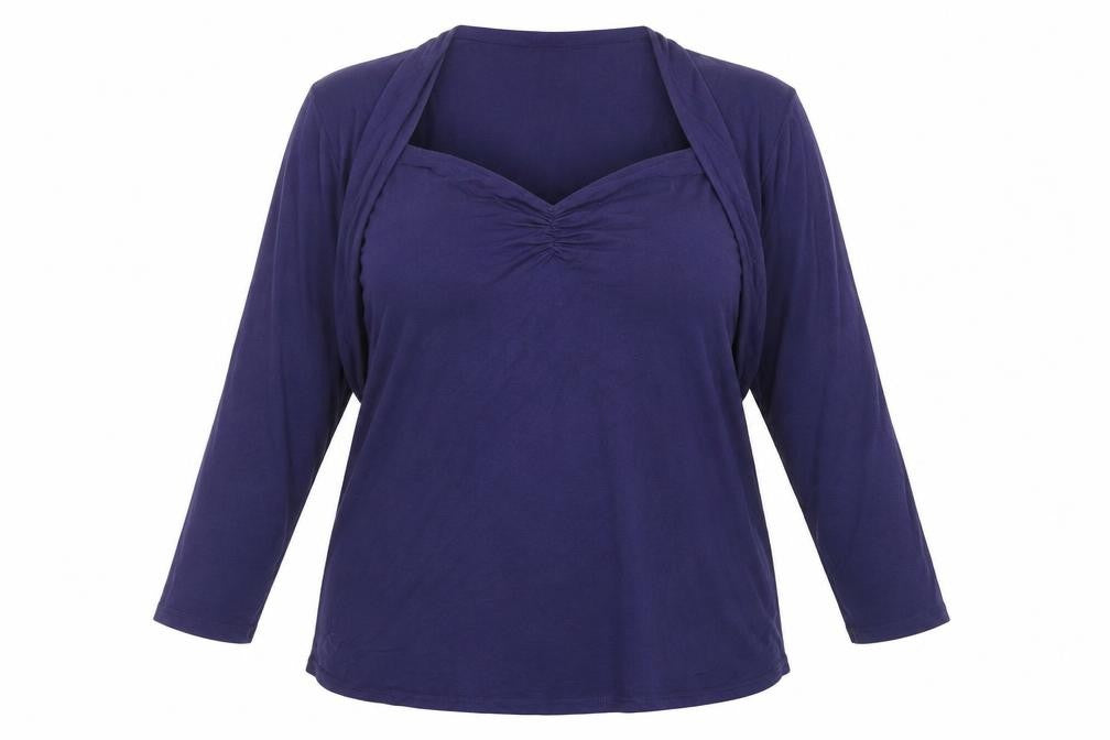 Womens UK Size 20 Savoir Blue Basic Blouse