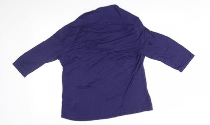 Womens UK Size 20 Savoir Blue Basic Blouse