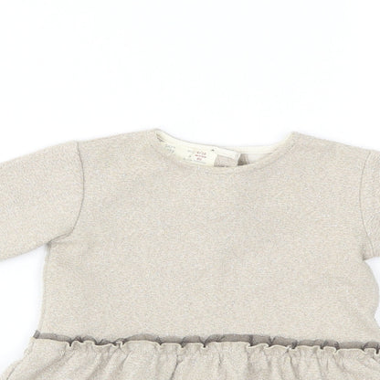 Zara Girls Beige   A-Line  Size 9-12 Months