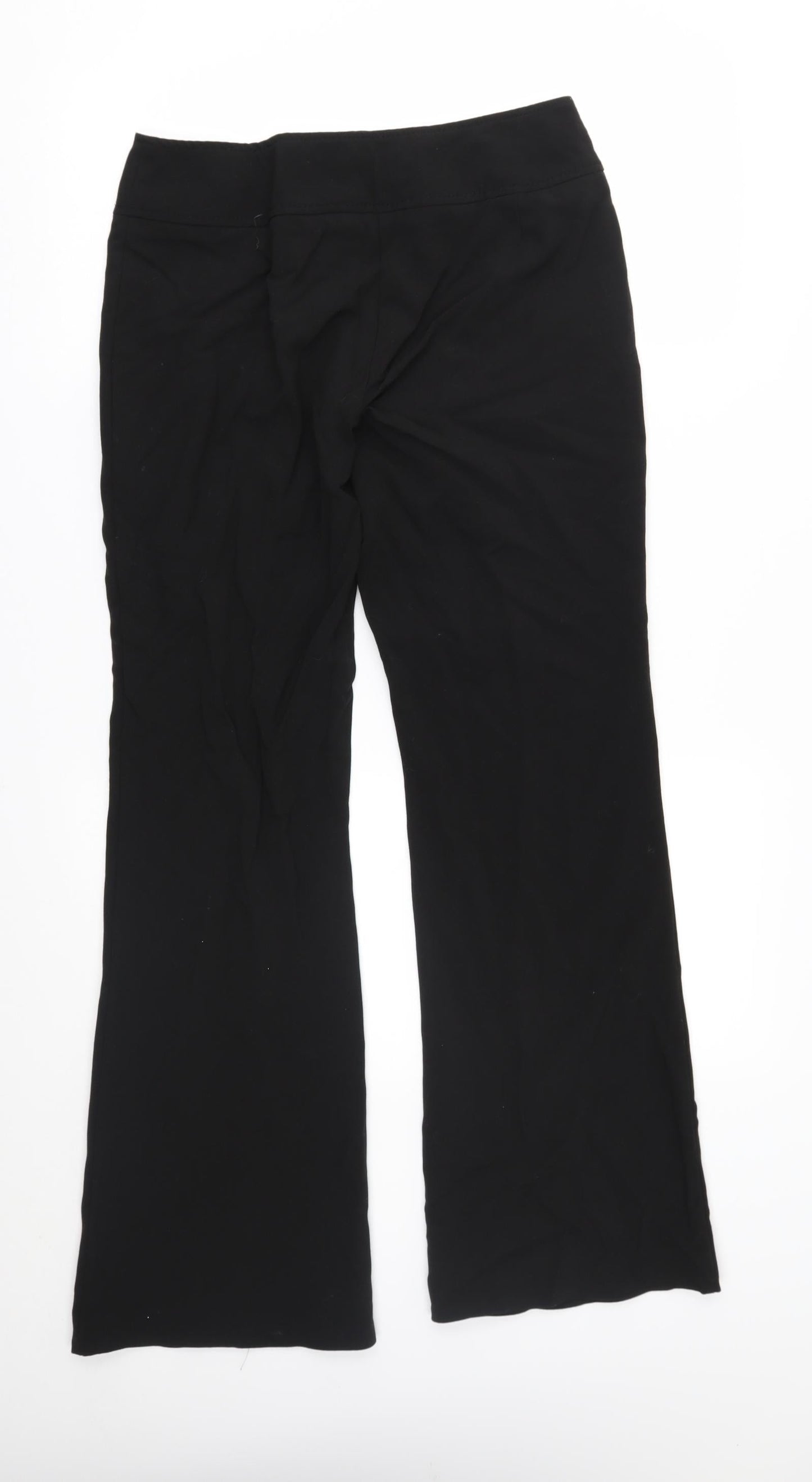 Womens UK Size 10 NEXT Regular Fit  Black Trousers