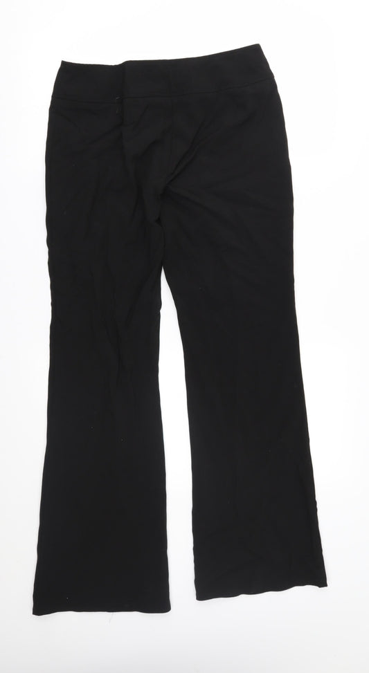 Womens UK Size 10 NEXT Regular Fit  Black Trousers
