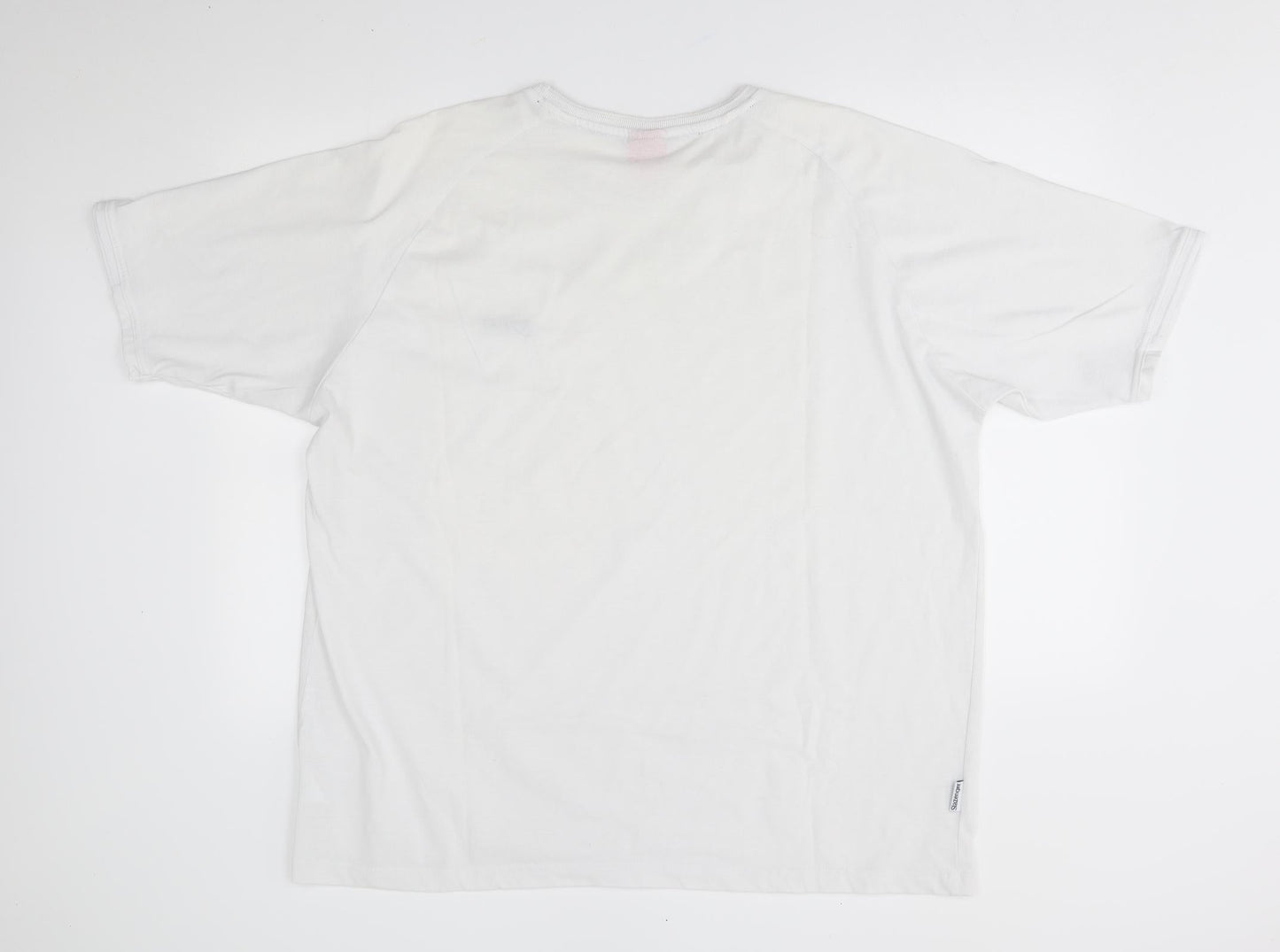 Womens UK Size 3XL Slazenger White Basic T-Shirt
