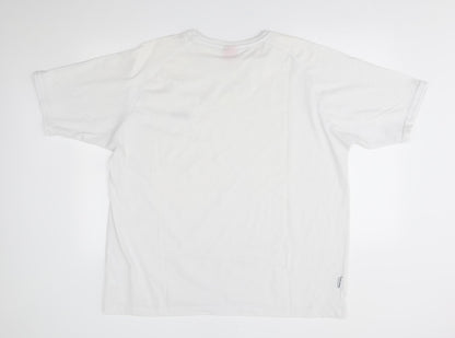Womens UK Size 3XL Slazenger White Basic T-Shirt