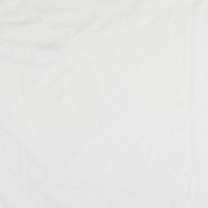 Womens UK Size 3XL Slazenger White Basic T-Shirt