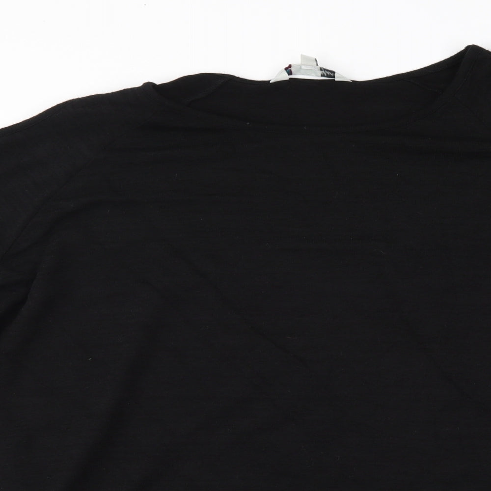 Womens UK Size 10 Yumi Black Pullover Jumper