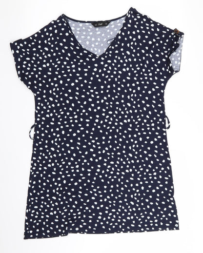 Florence and Fred Womens Blue Polka Dot  T-Shirt Dress  Size 8