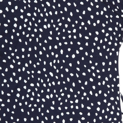 Florence and Fred Womens Blue Polka Dot  T-Shirt Dress  Size 8