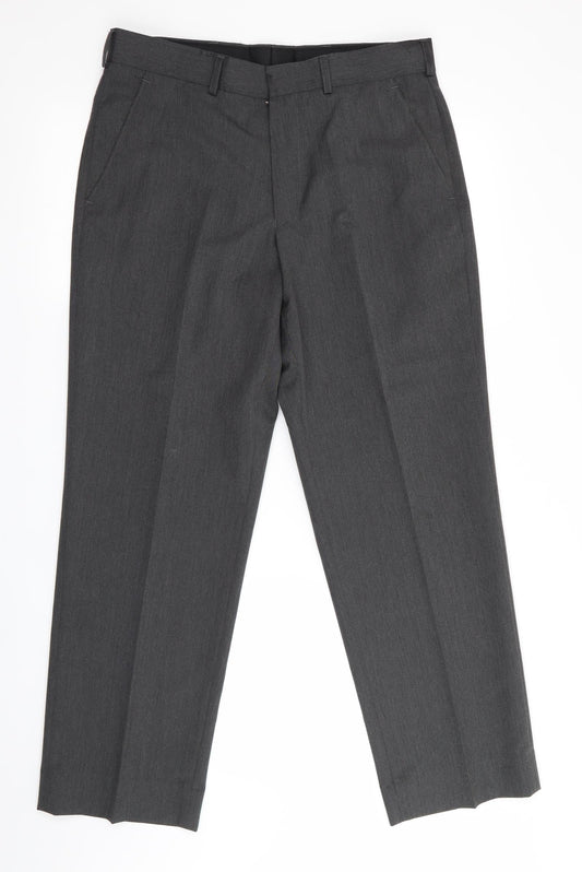 Woolworths Mens Grey   Trousers  Size 32 in L29 in
