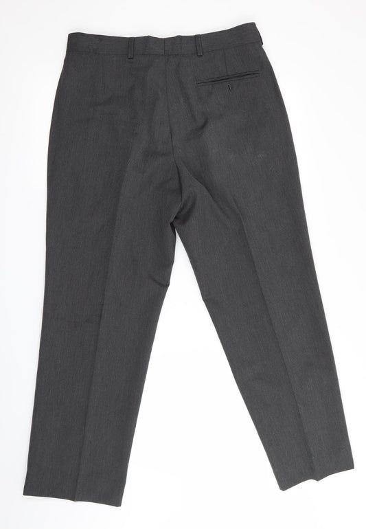 Woolworths Mens Grey   Trousers  Size 32 in L29 in