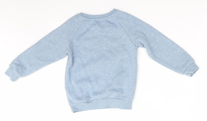 Primark Boys Blue   Pullover Sweatshirt Size 2-3 Years  - Forever Fun
