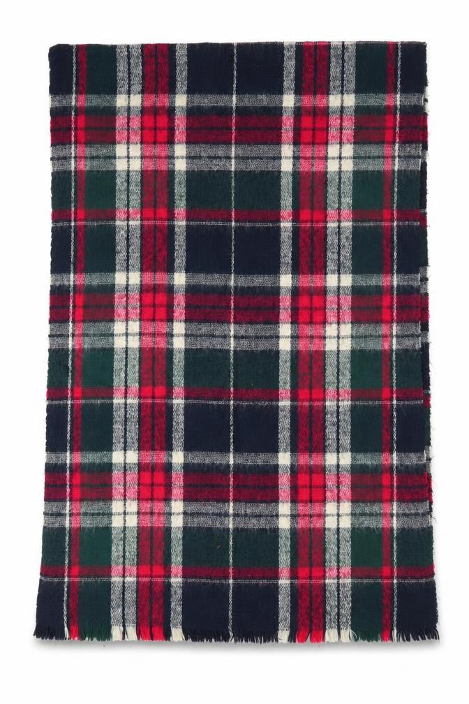 Preworn Womens Green Check   Shawl/Wrap