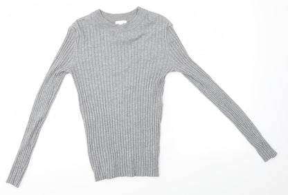 Womens UK Size S H&M Grey Pullover Jumper