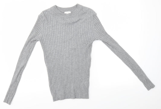 Womens UK Size S H&M Grey Pullover Jumper