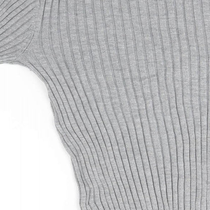Womens UK Size S H&M Grey Pullover Jumper