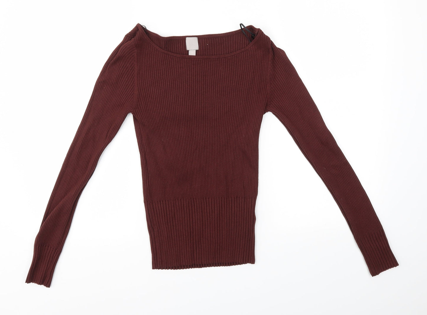 Womens UK Size S H&M Brown Pullover Jumper
