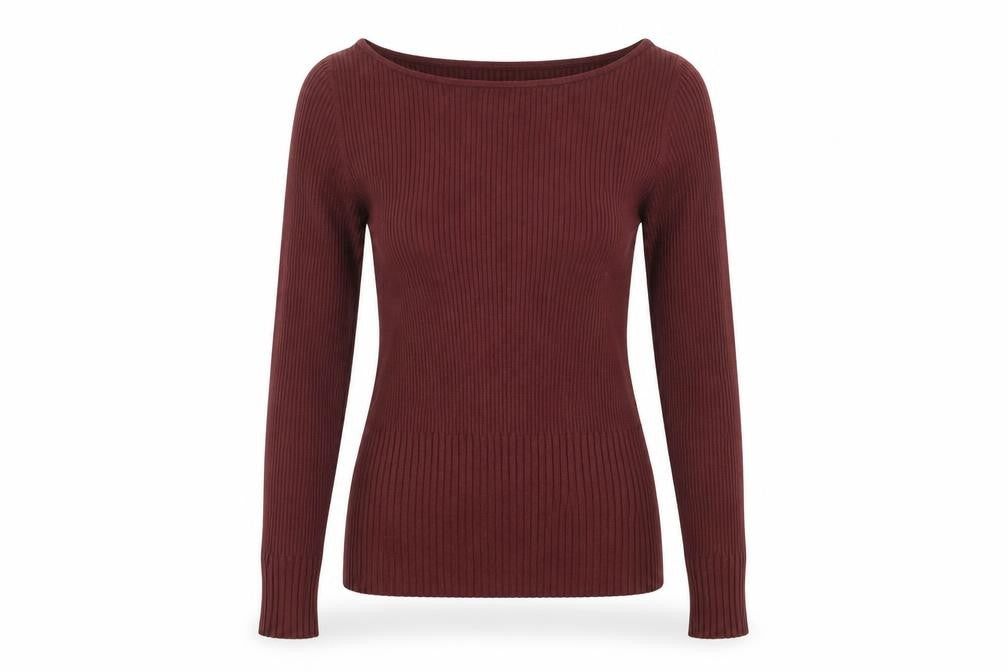 Womens UK Size S H&M Brown Pullover Jumper