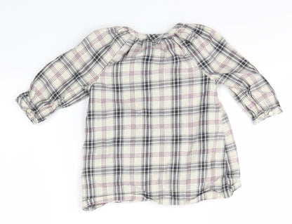 H&M Girls Multicoloured Check  A-Line  Size 3-6 Months