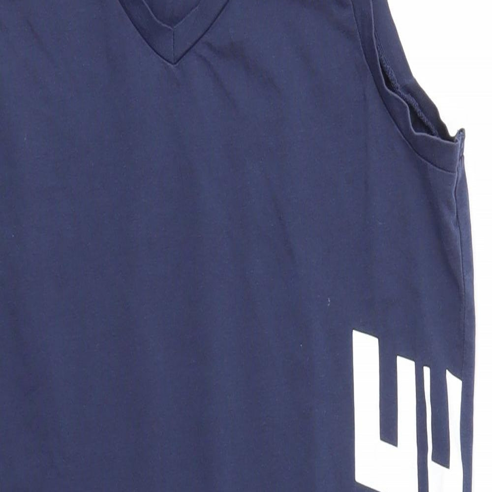 Hype Womens Blue   Basic T-Shirt Size 8