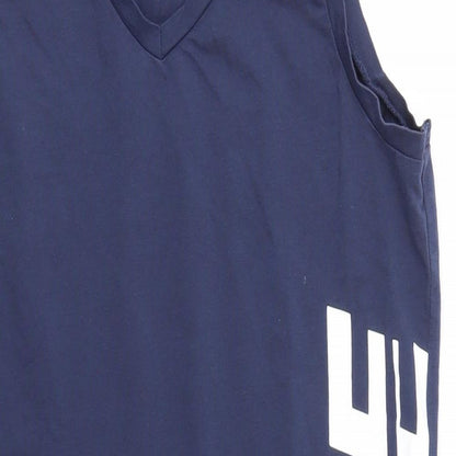 Hype Womens Blue   Basic T-Shirt Size 8
