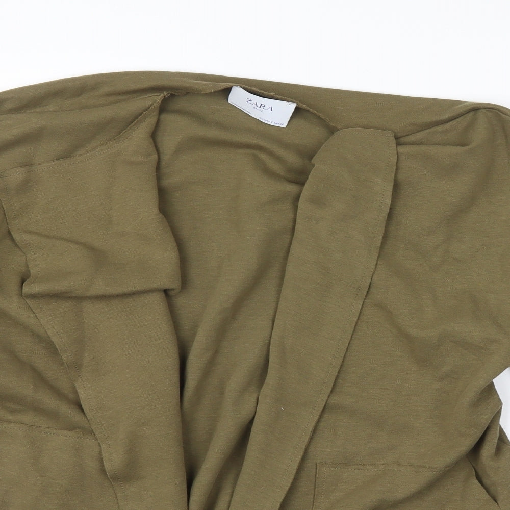 Womens UK Size S Zara Green Jacket