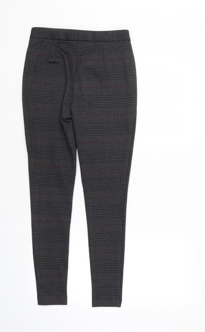 George Womens Grey Check  Trousers  Size 8 L27 in