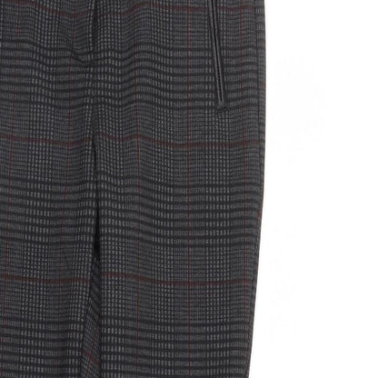George Womens Grey Check  Trousers  Size 8 L27 in