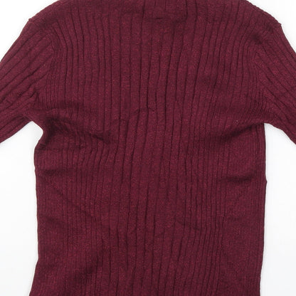 Atmosphere Womens Purple Striped  Pullover Jumper Size 10