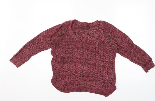 Womens UK Size 12 NEXT Purple Pullover Jumper