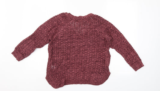 Womens UK Size 12 NEXT Purple Pullover Jumper