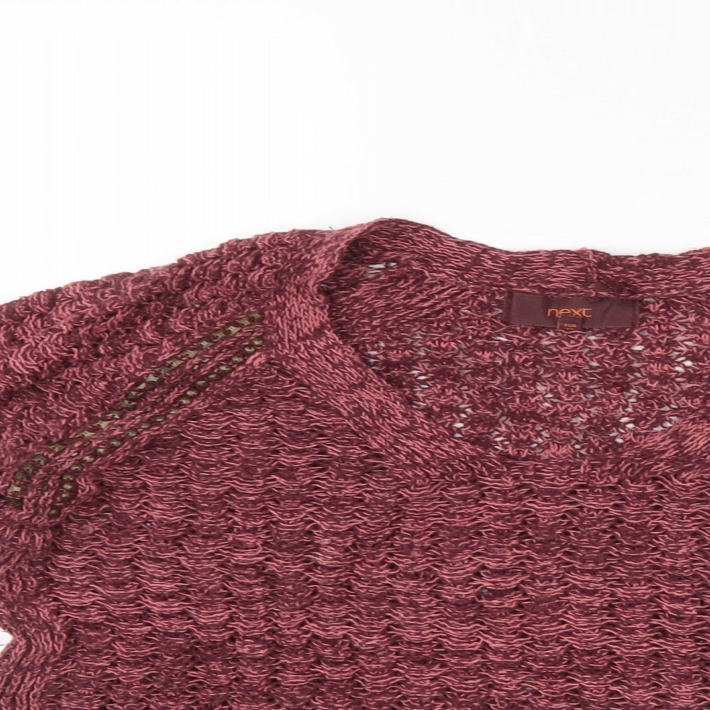 Womens UK Size 12 NEXT Purple Pullover Jumper