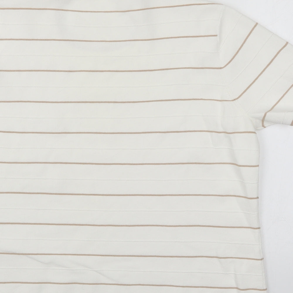 Womens UK Size 18 Preworn White Pullover Jumper