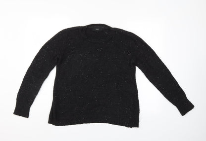 Womens UK Size 12 NEXT Black Pullover Jumper