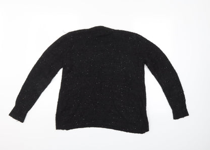 Womens UK Size 12 NEXT Black Pullover Jumper