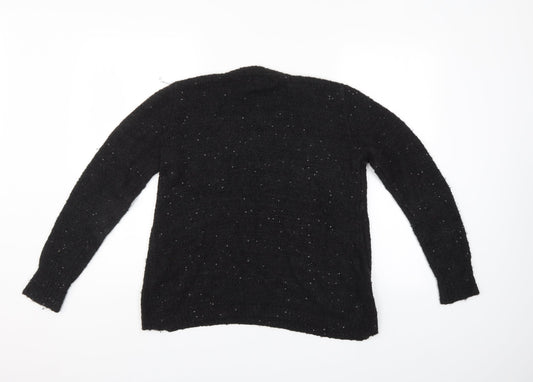 Womens UK Size 12 NEXT Black Pullover Jumper